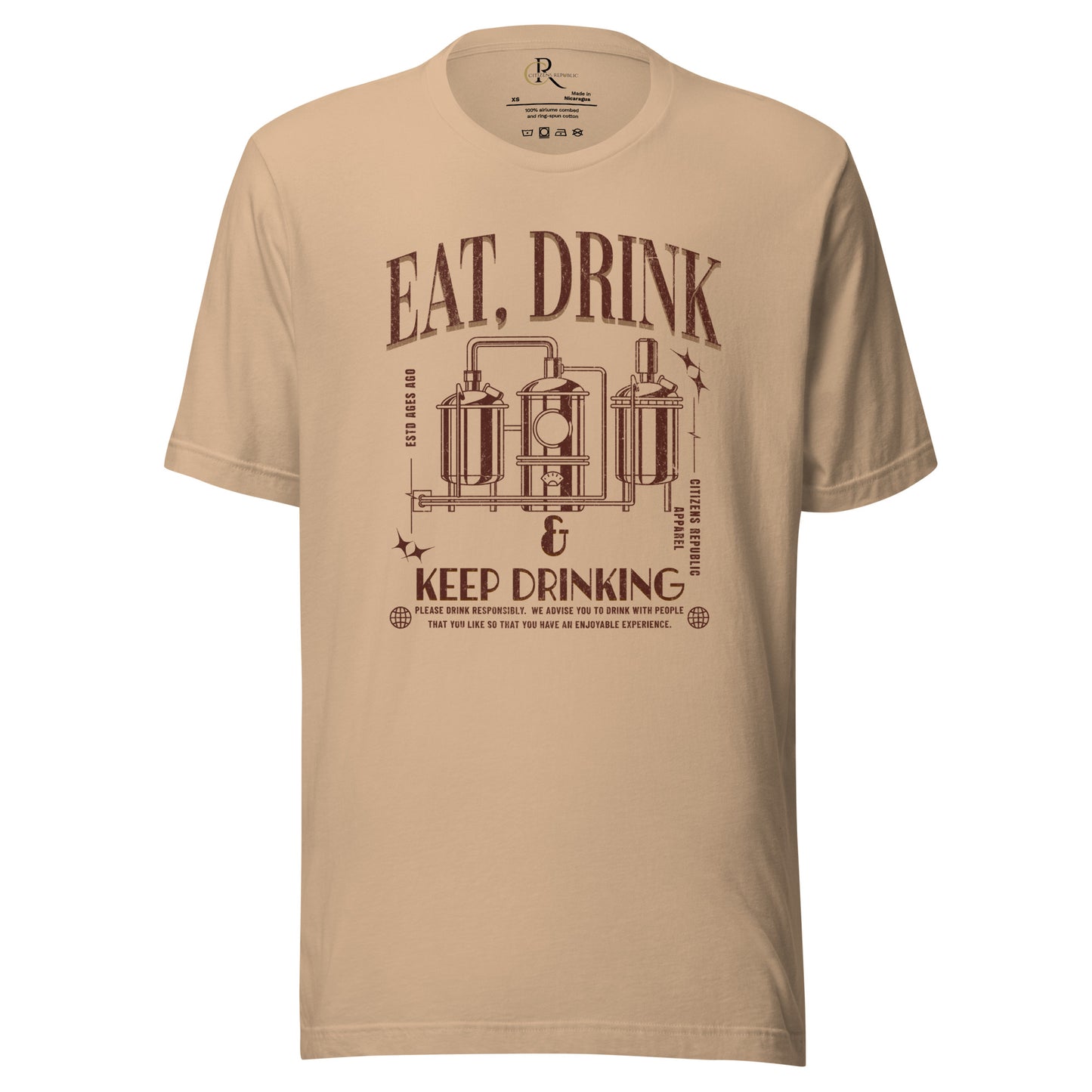 Eat, Drink, Repeat Graphic T-Shirt