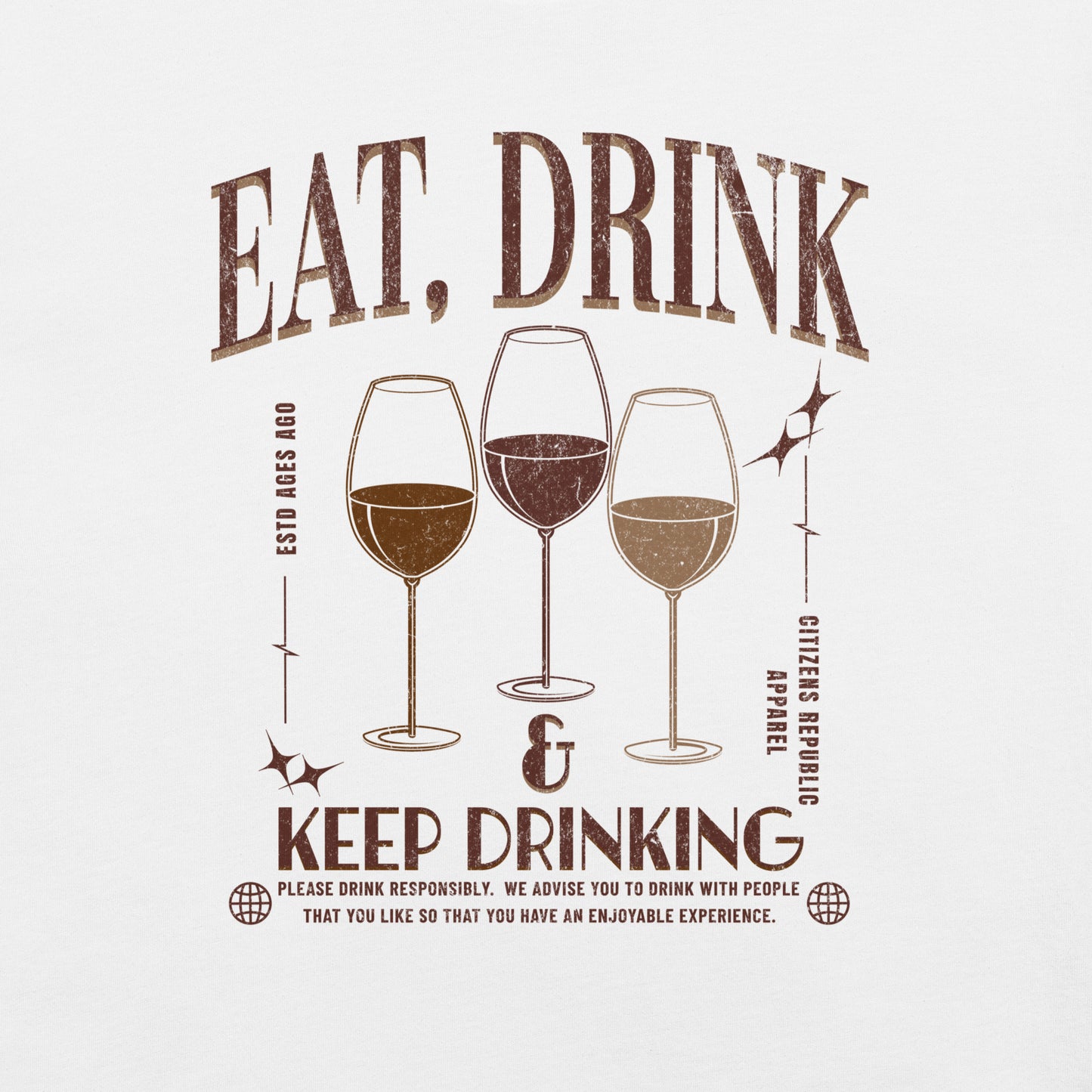 Eat & Drink Graphic T-Shirt
