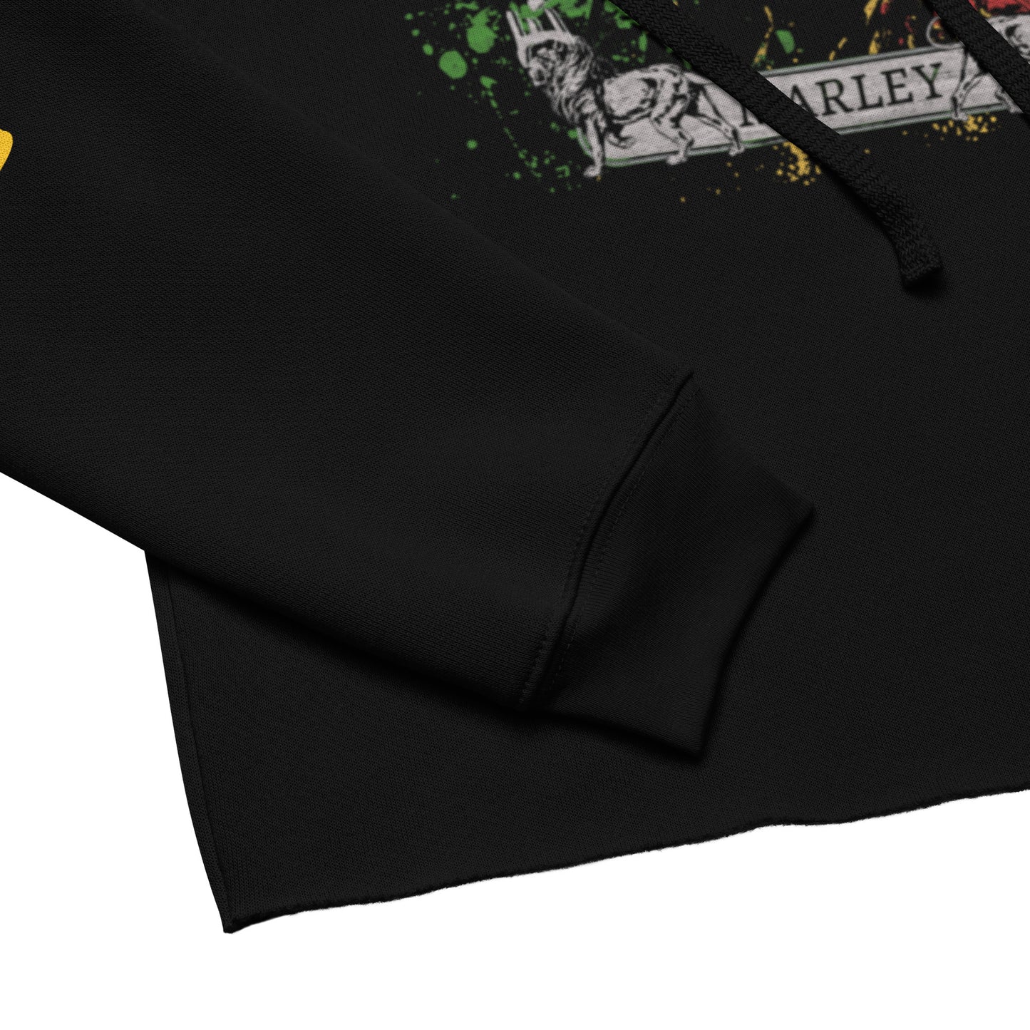 Marley - Cropped Graphic Hoodie Pullover