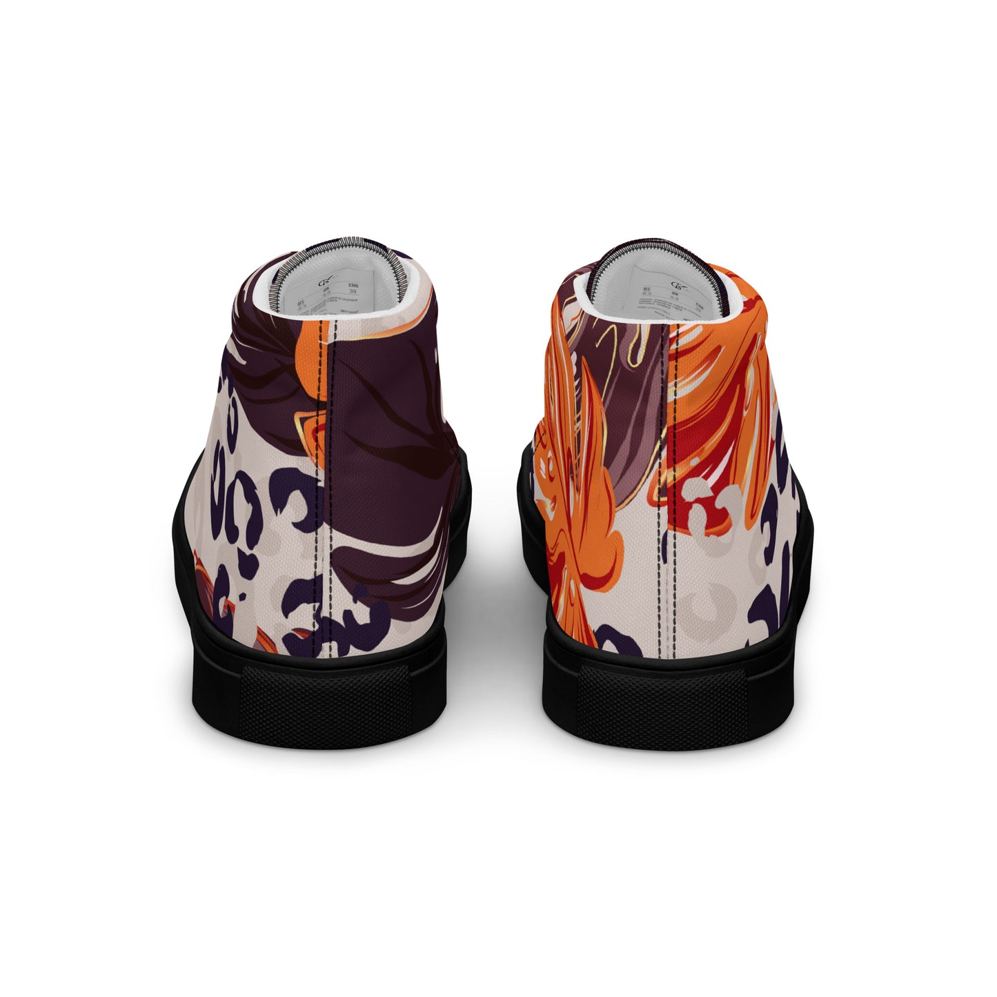 Tropic Leopard Womens Canvas High Tops