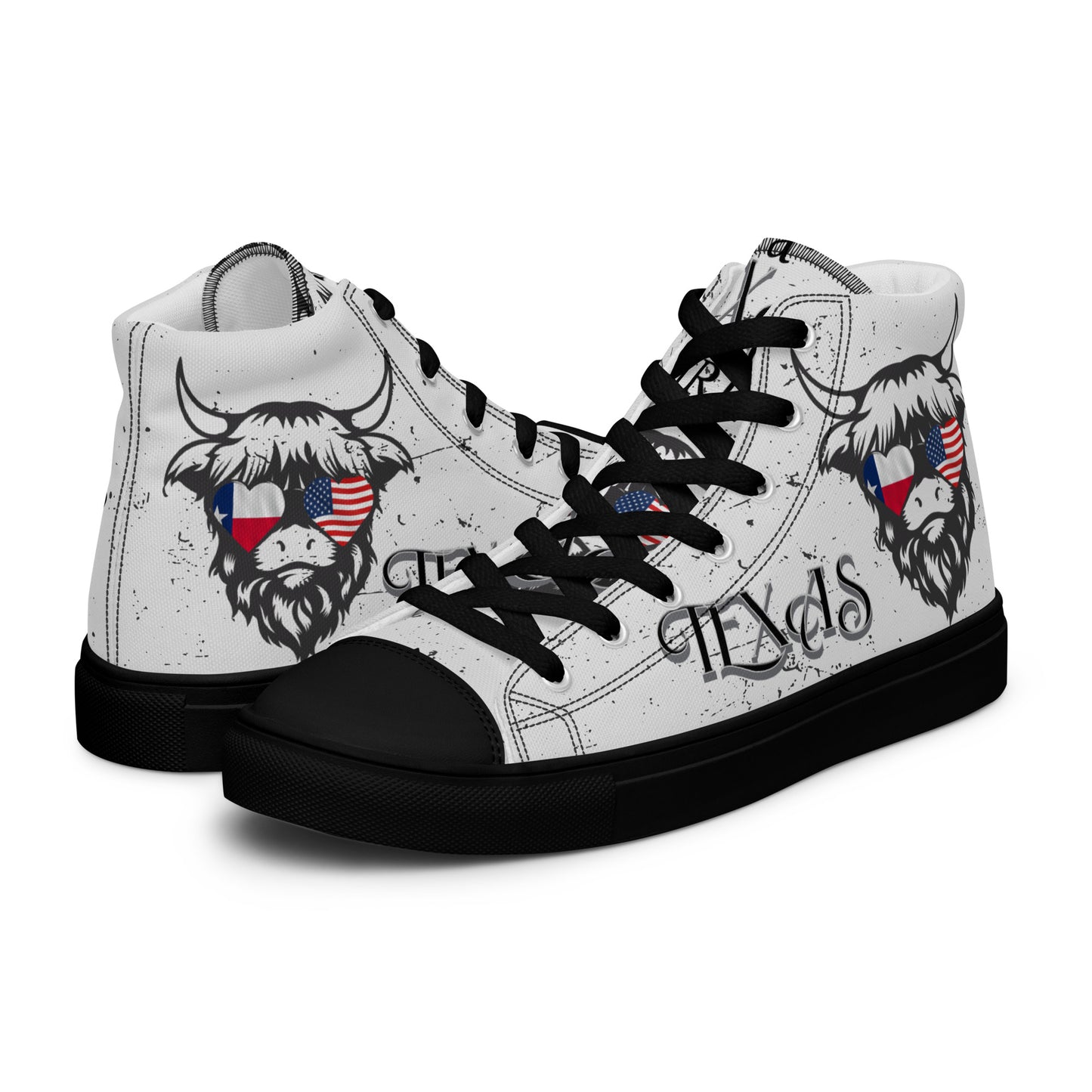 Love My State Womens Canvas High Tops
