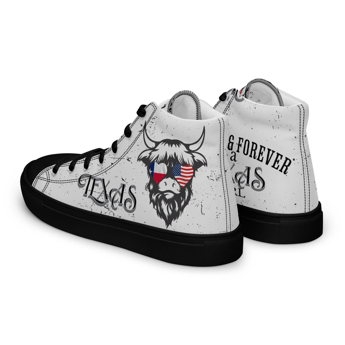 Love My State Womens Canvas High Tops
