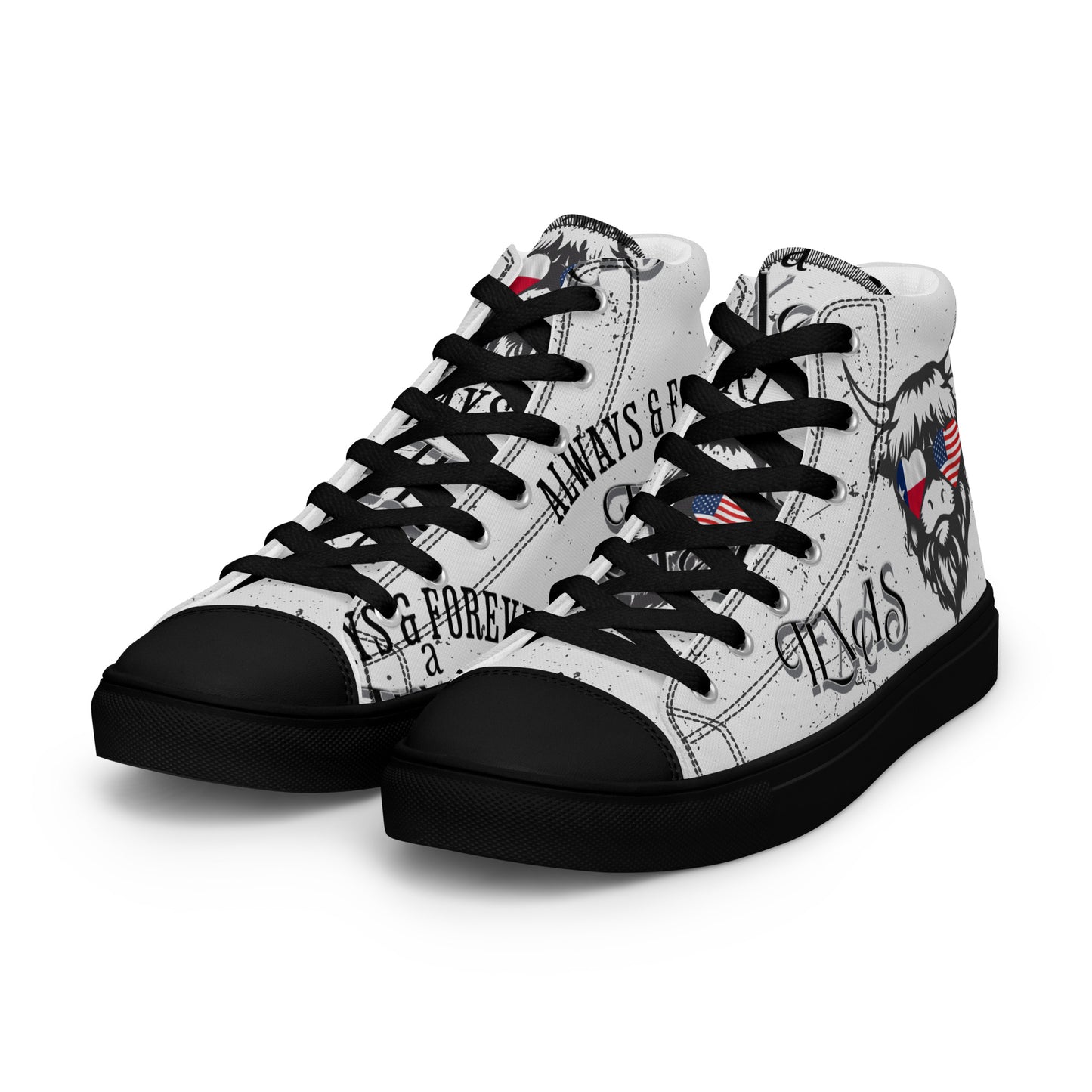 Love My State Womens Canvas High Tops