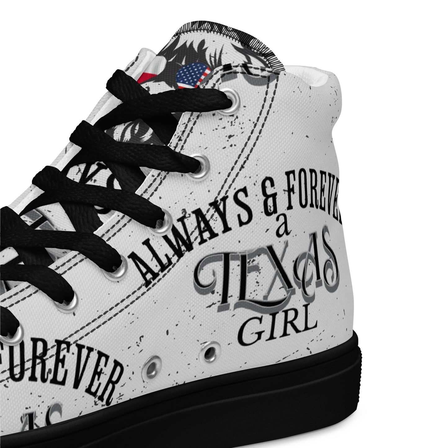 Love My State Womens Canvas High Tops
