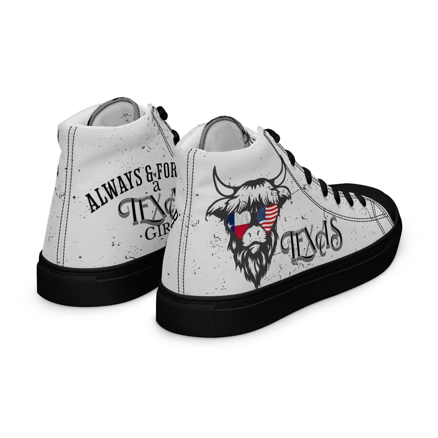 Love My State Womens Canvas High Tops