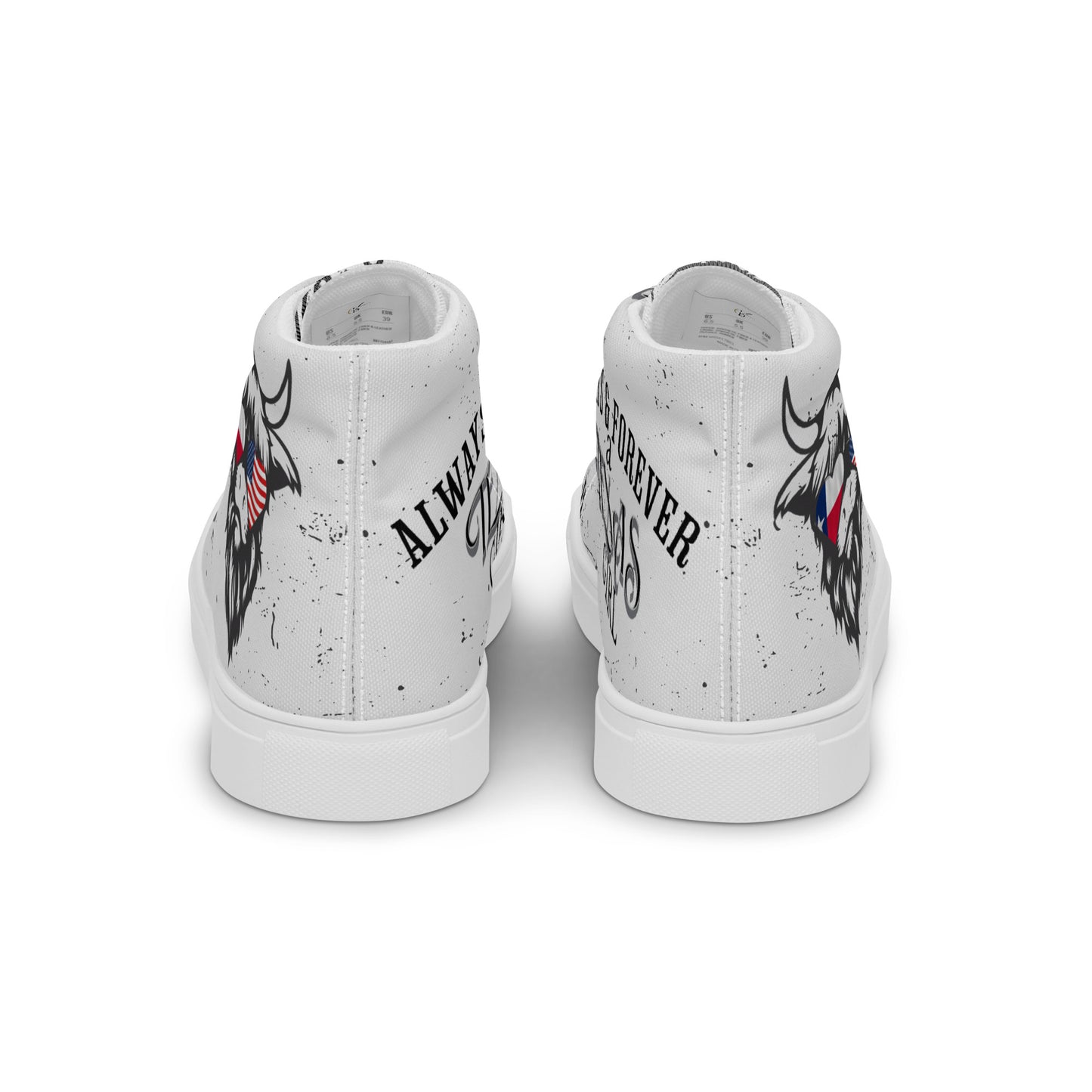 Love My State Womens Canvas High Tops