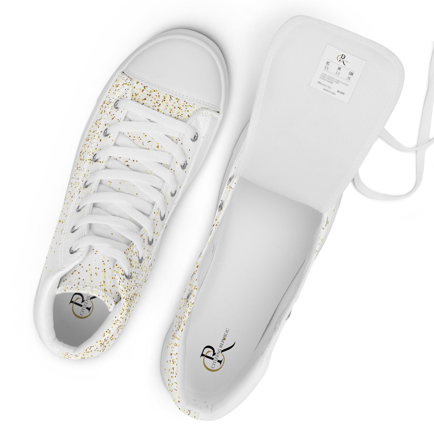 So Golden - Women’s Canvas High Tops