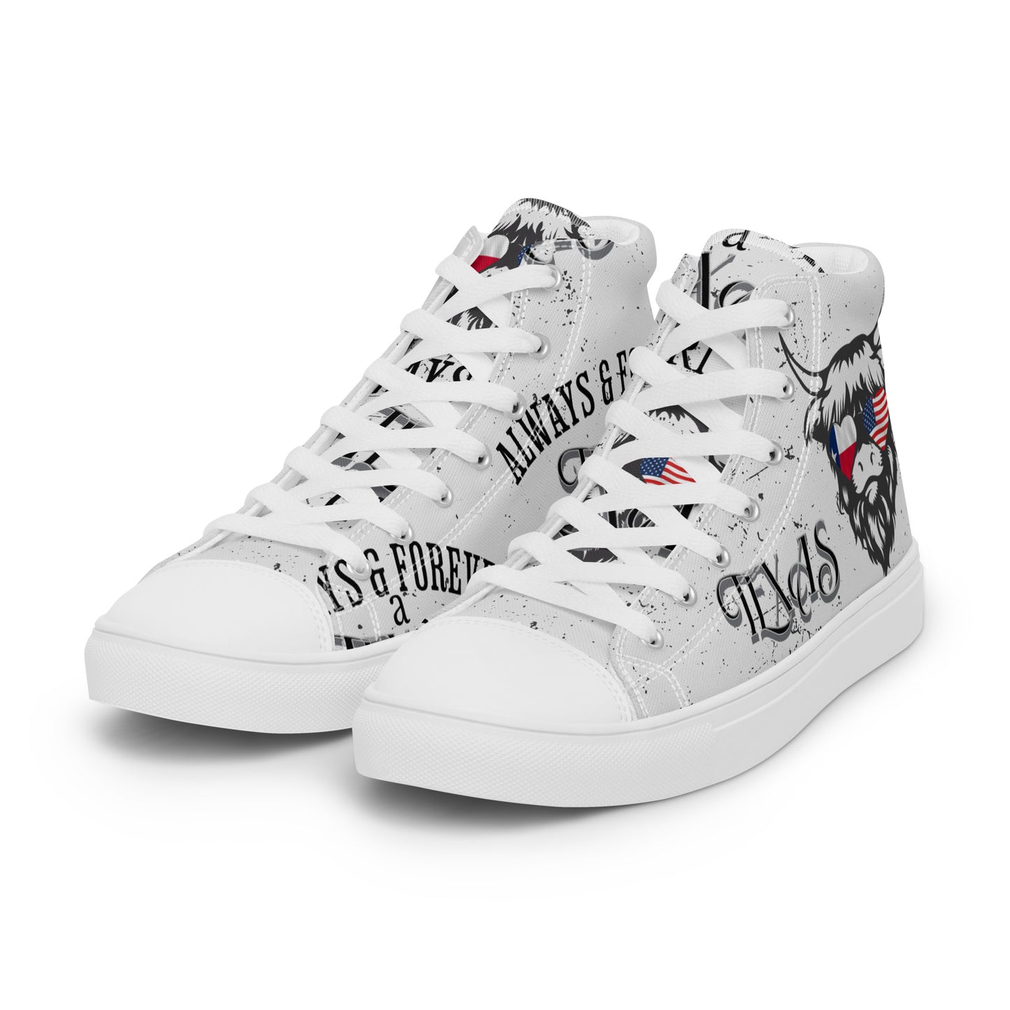 Love My State Womens Canvas High Tops