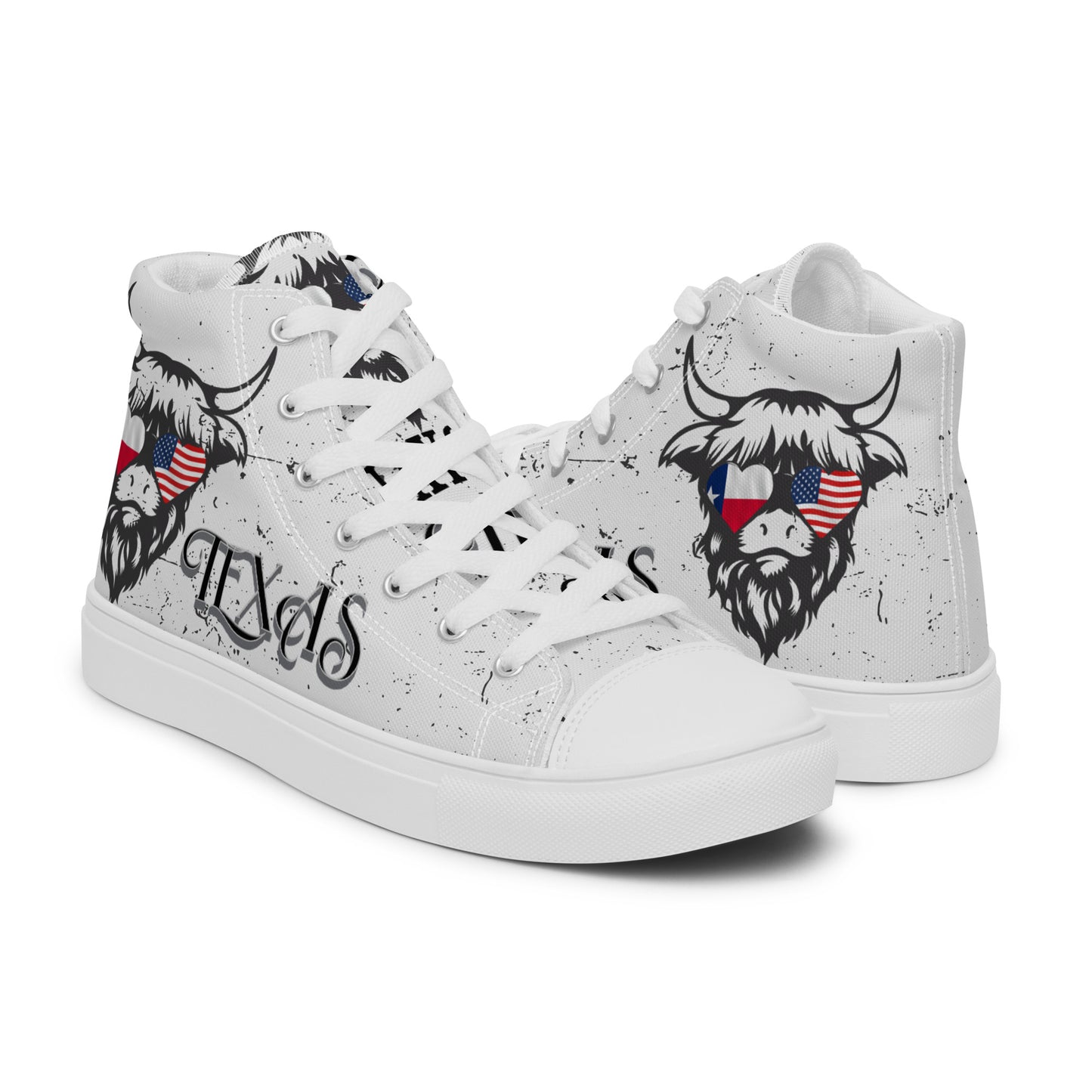 Love My State Womens Canvas High Tops