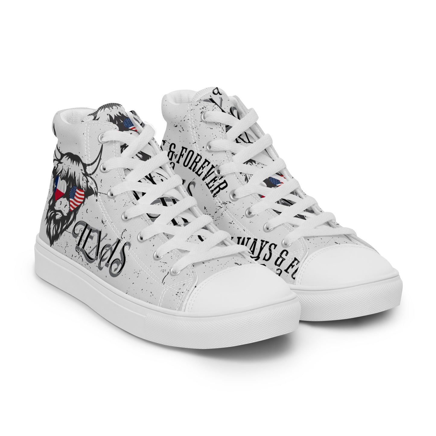 Love My State Womens Canvas High Tops