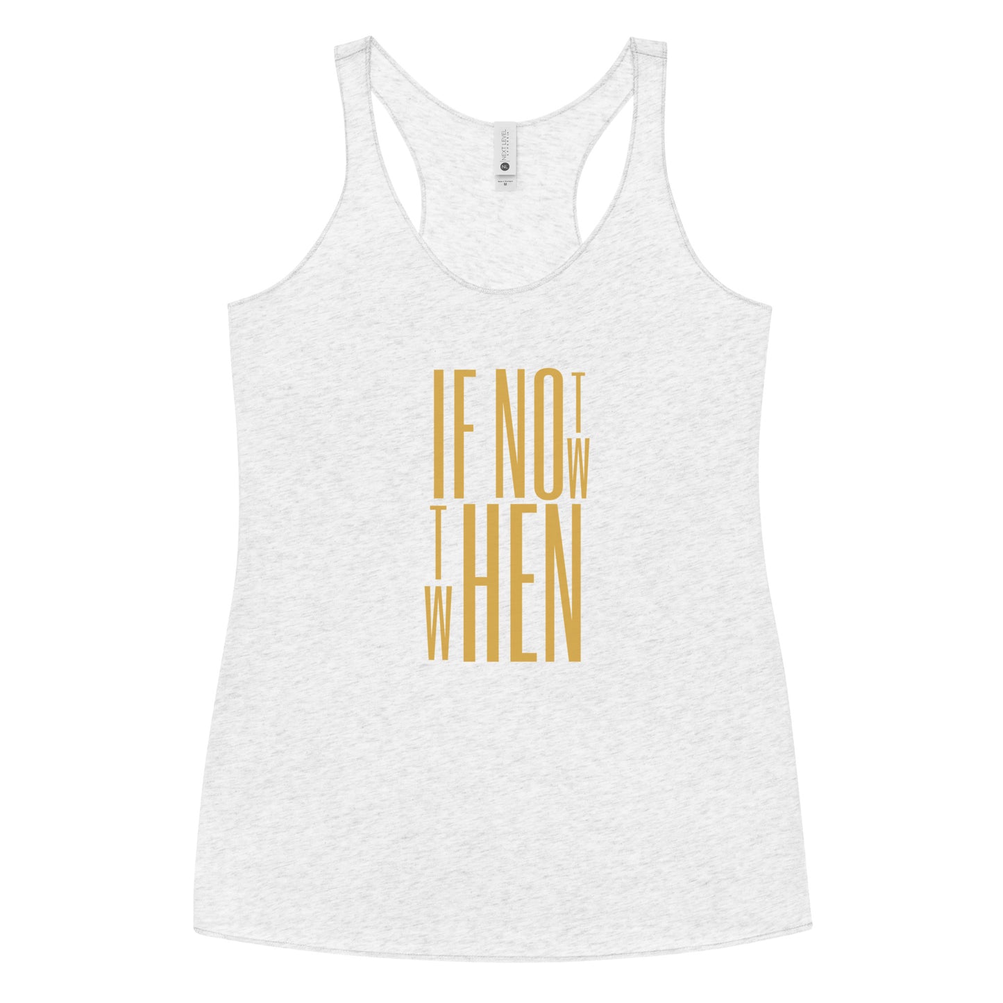 Then Now Racerback Tank