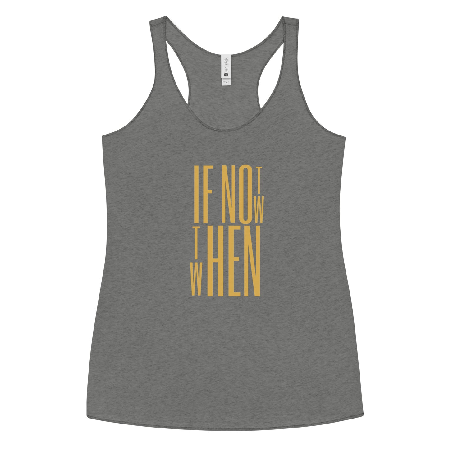 Then Now Racerback Tank