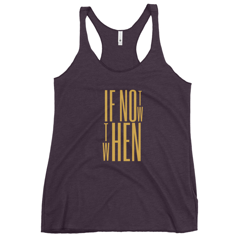 Then Now Racerback Tank