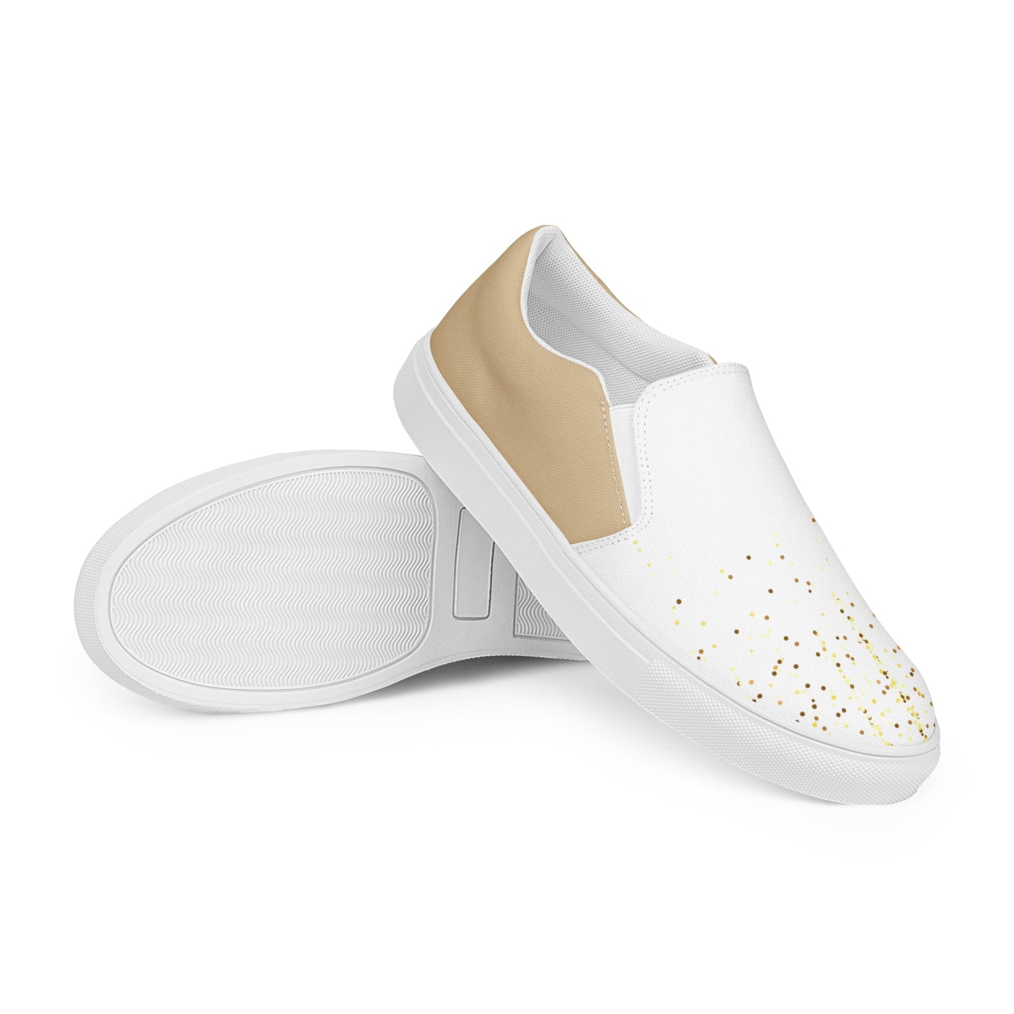 Neutral - Women's Canvas Slip-On Sneakers