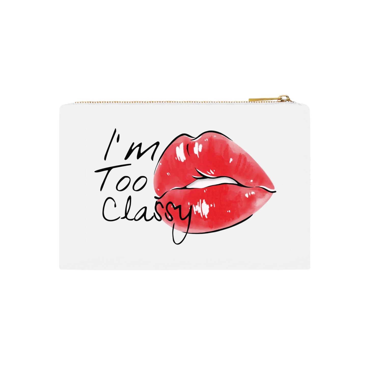 Red Lips Cosmetic Bag