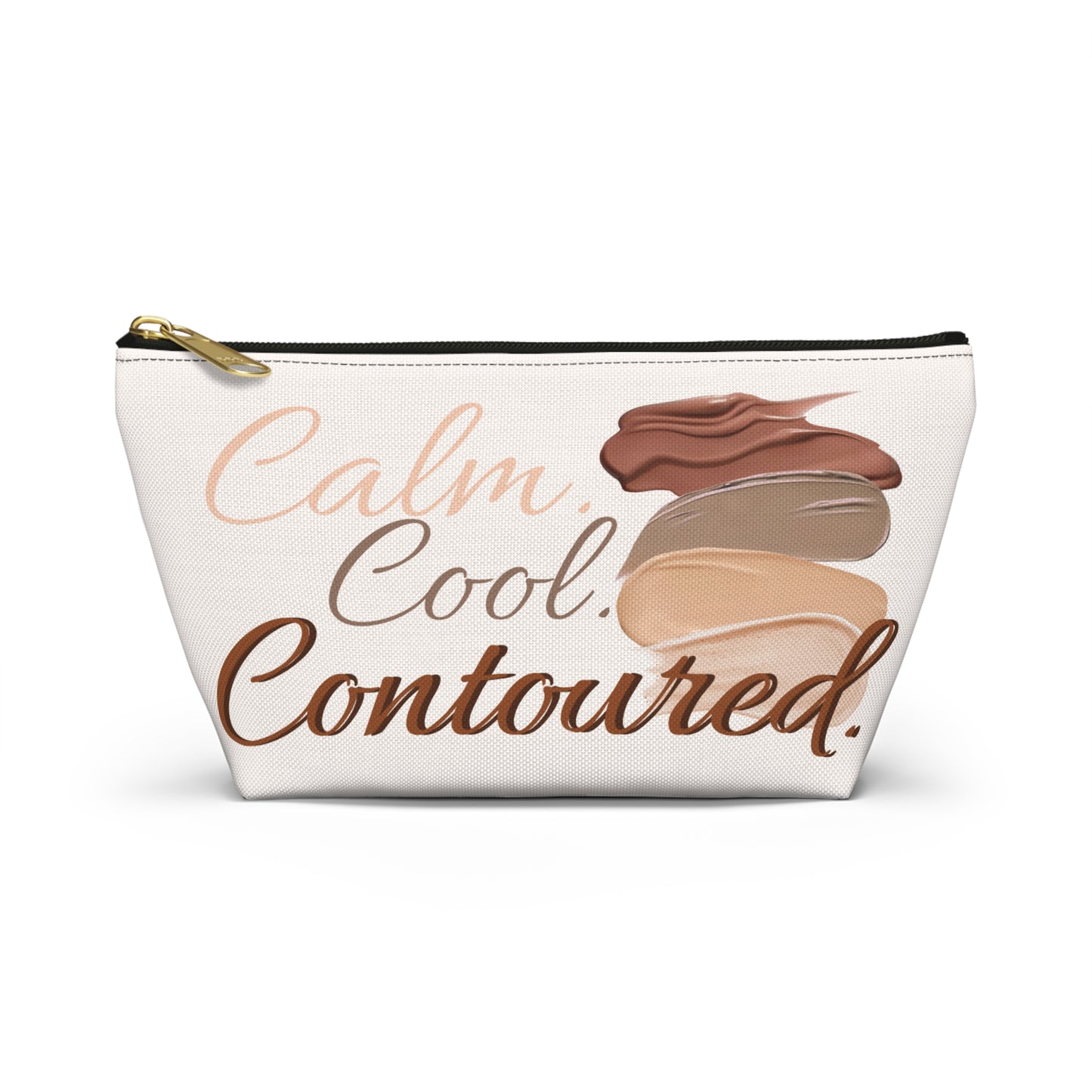 Calm & Contoured - Cosmetic Pouch w T-bottom