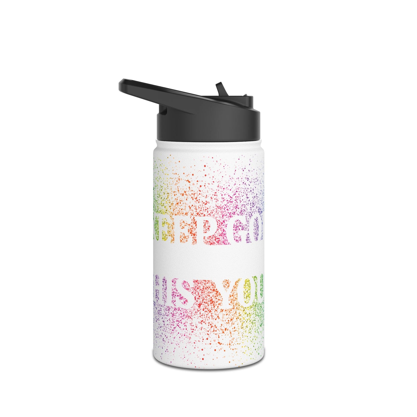 Overspray Stainless Steel Water Bottle w/ Standard Lid