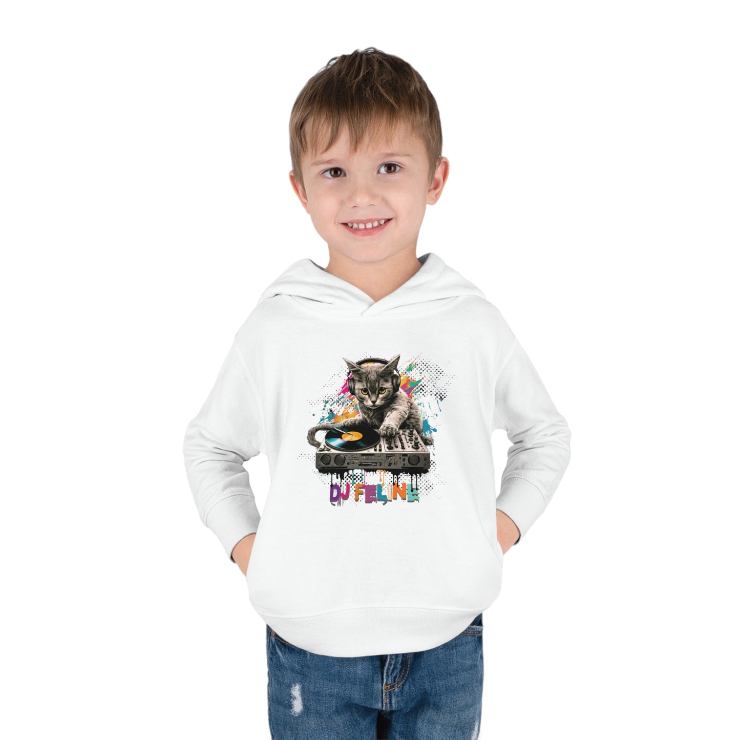 DJ Feline - Toddlers Graphic Fleece Hoodie