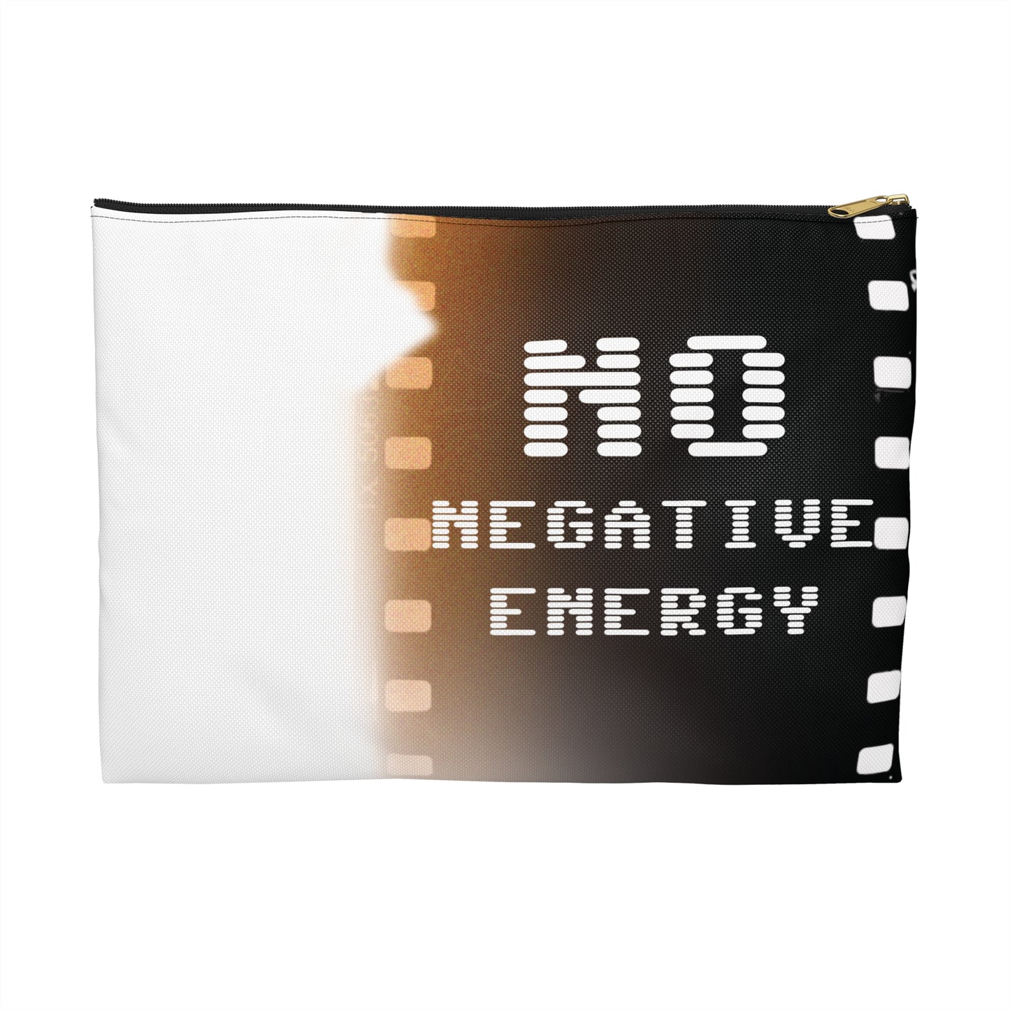No Negativity - Flat Accessory Pouch