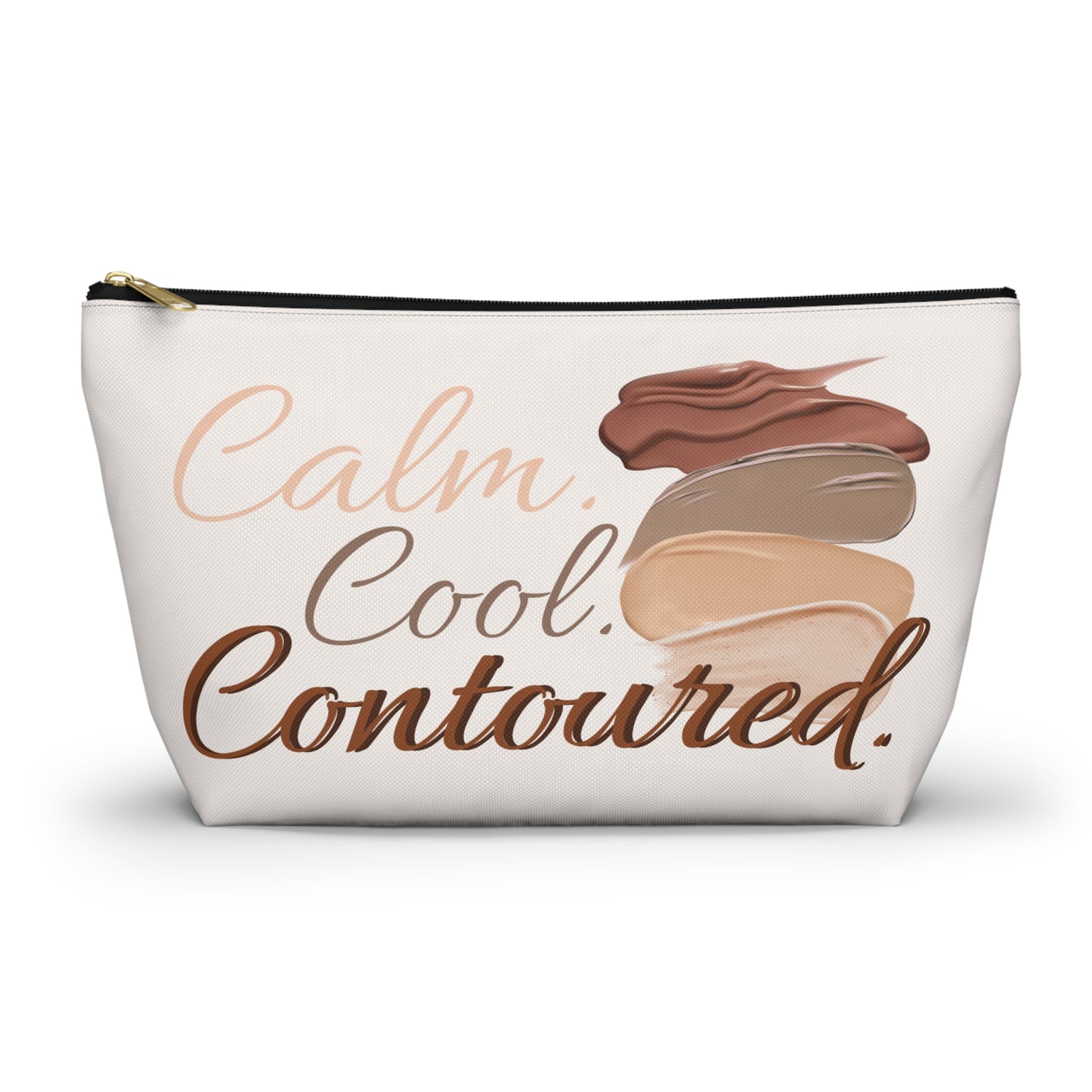 Calm & Contoured - Cosmetic Pouch w T-bottom