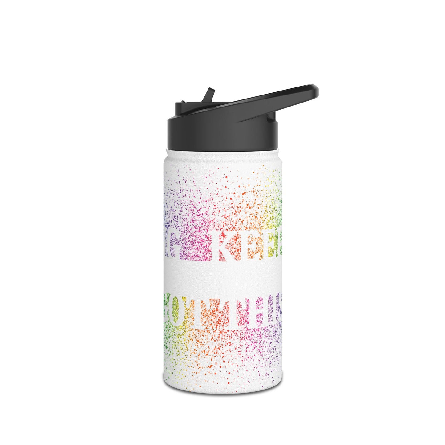Overspray Stainless Steel Water Bottle w/ Standard Lid