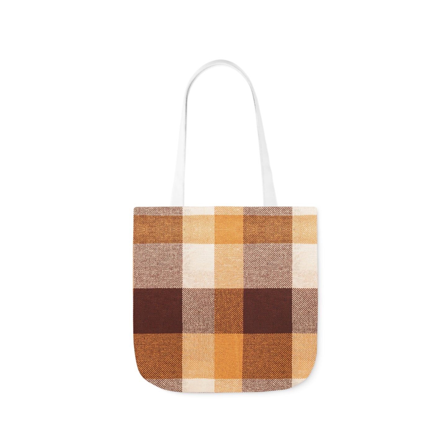 Stylish Plaid - Canvas Tote Bag *Fall 25