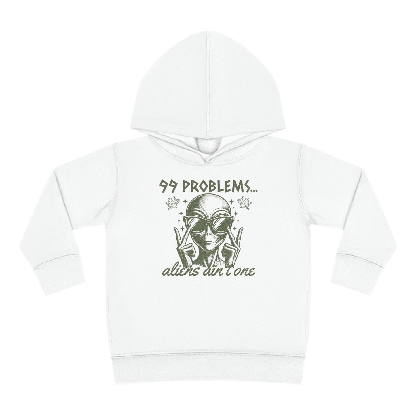 Aliens Ain't a Problem - Toddler's Graphic Hoodie