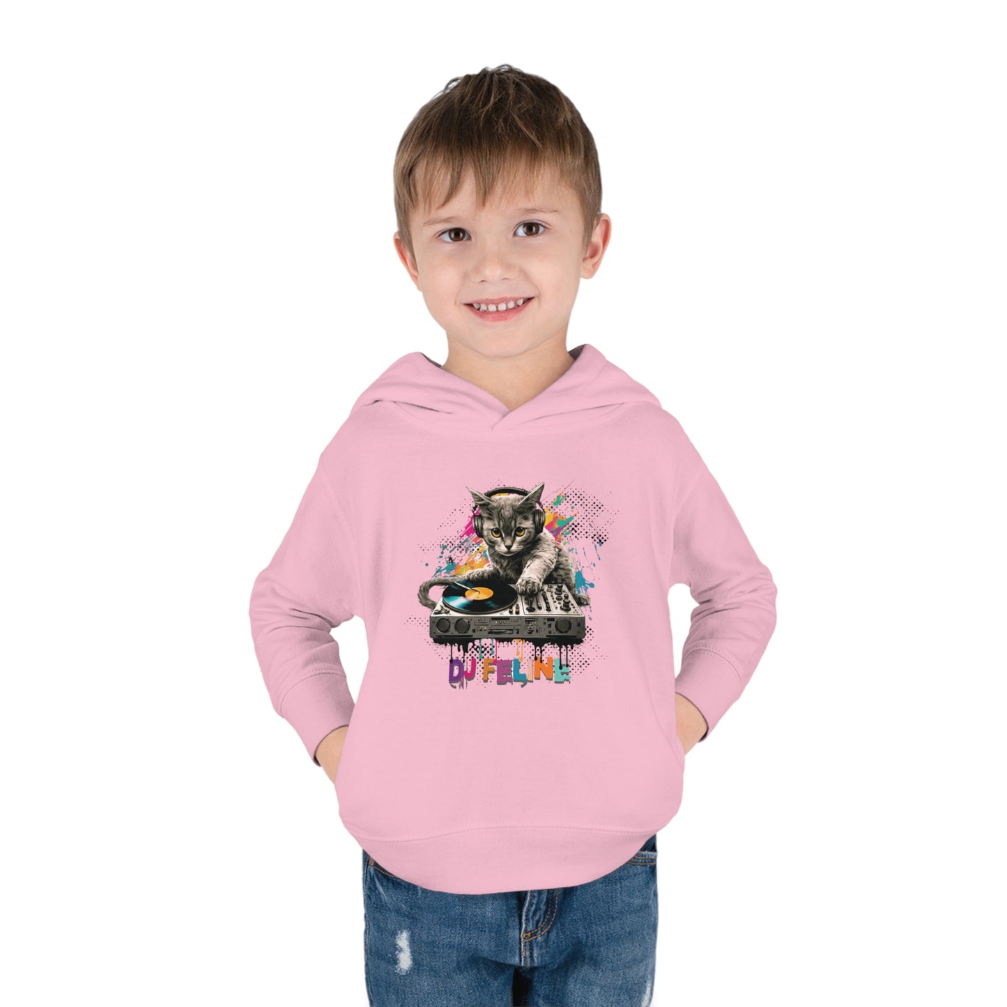 DJ Feline - Toddlers Graphic Fleece Hoodie