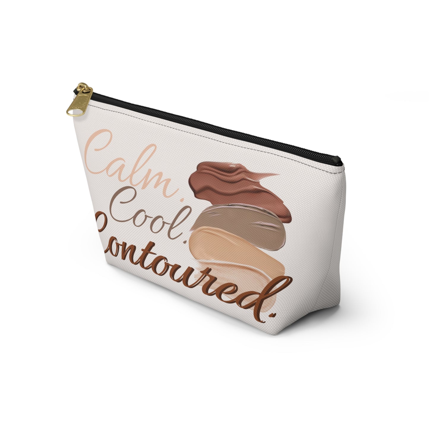 Calm & Contoured - Cosmetic Pouch w T-bottom
