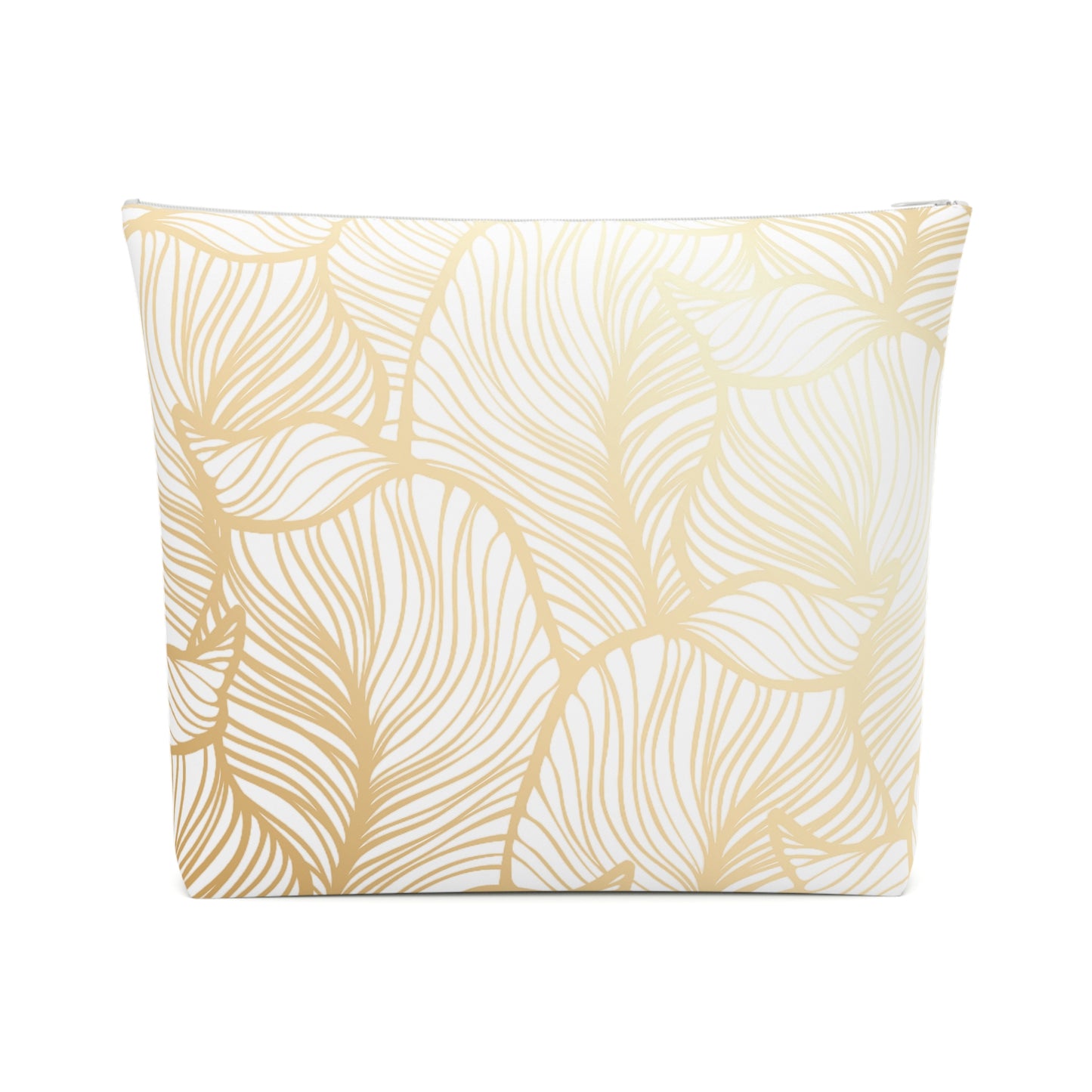 Gold Leaf - Cotton Cosmetic Bag
