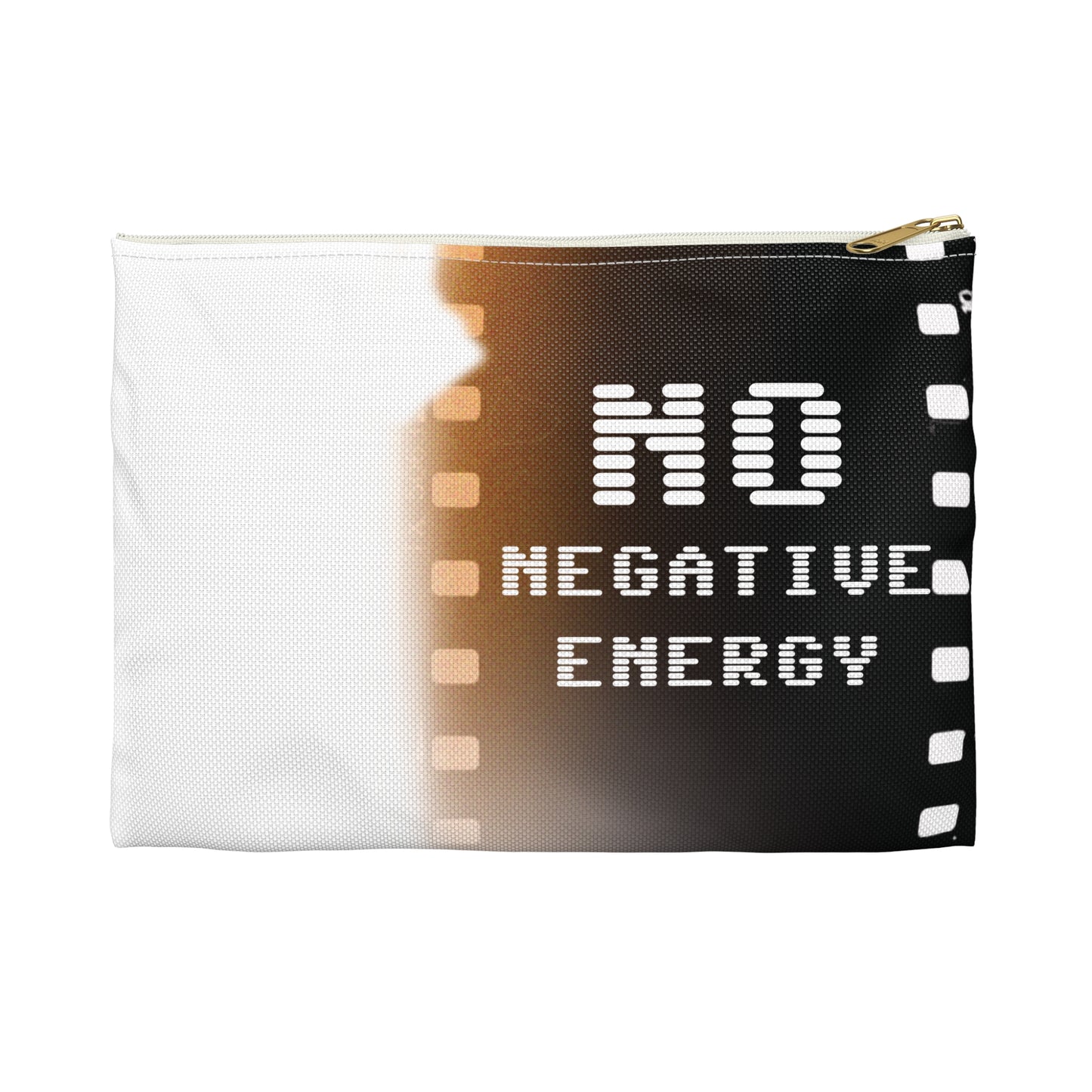 No Negativity - Flat Accessory Pouch