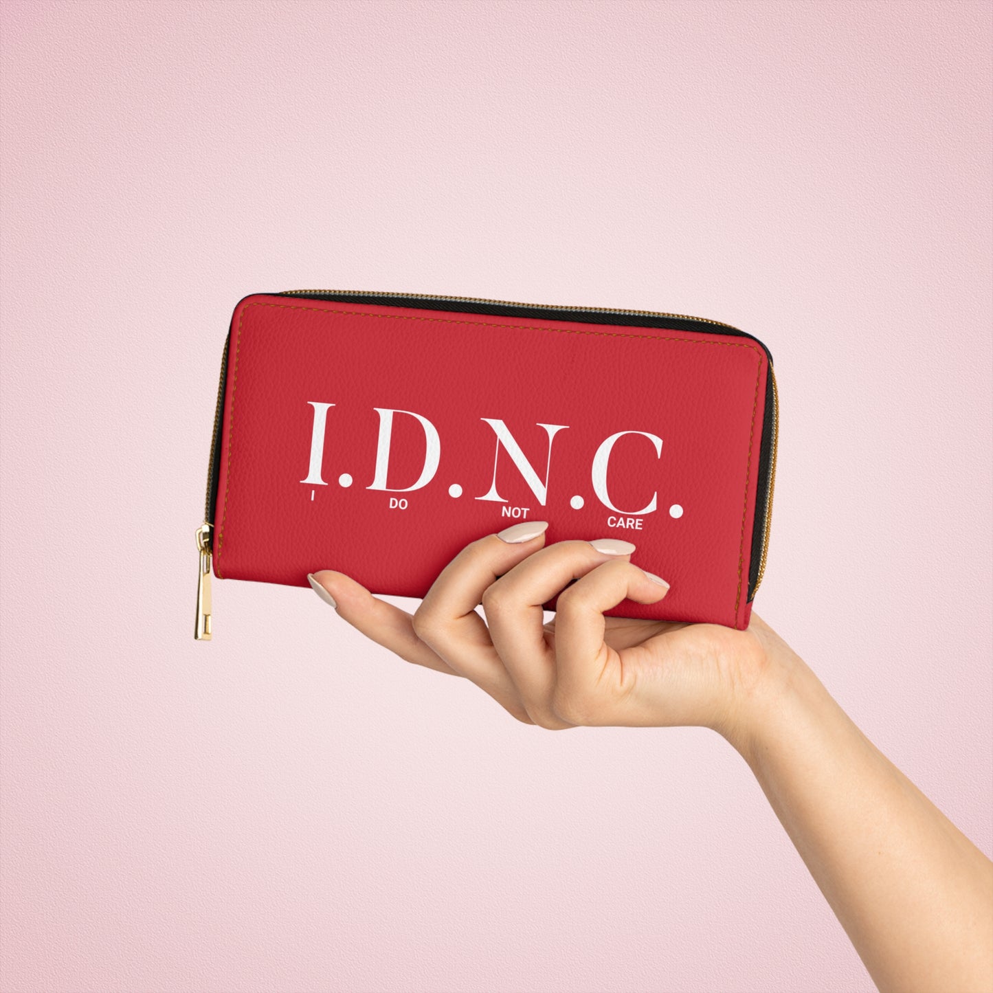 I.D.N.C. Zipper Wallet