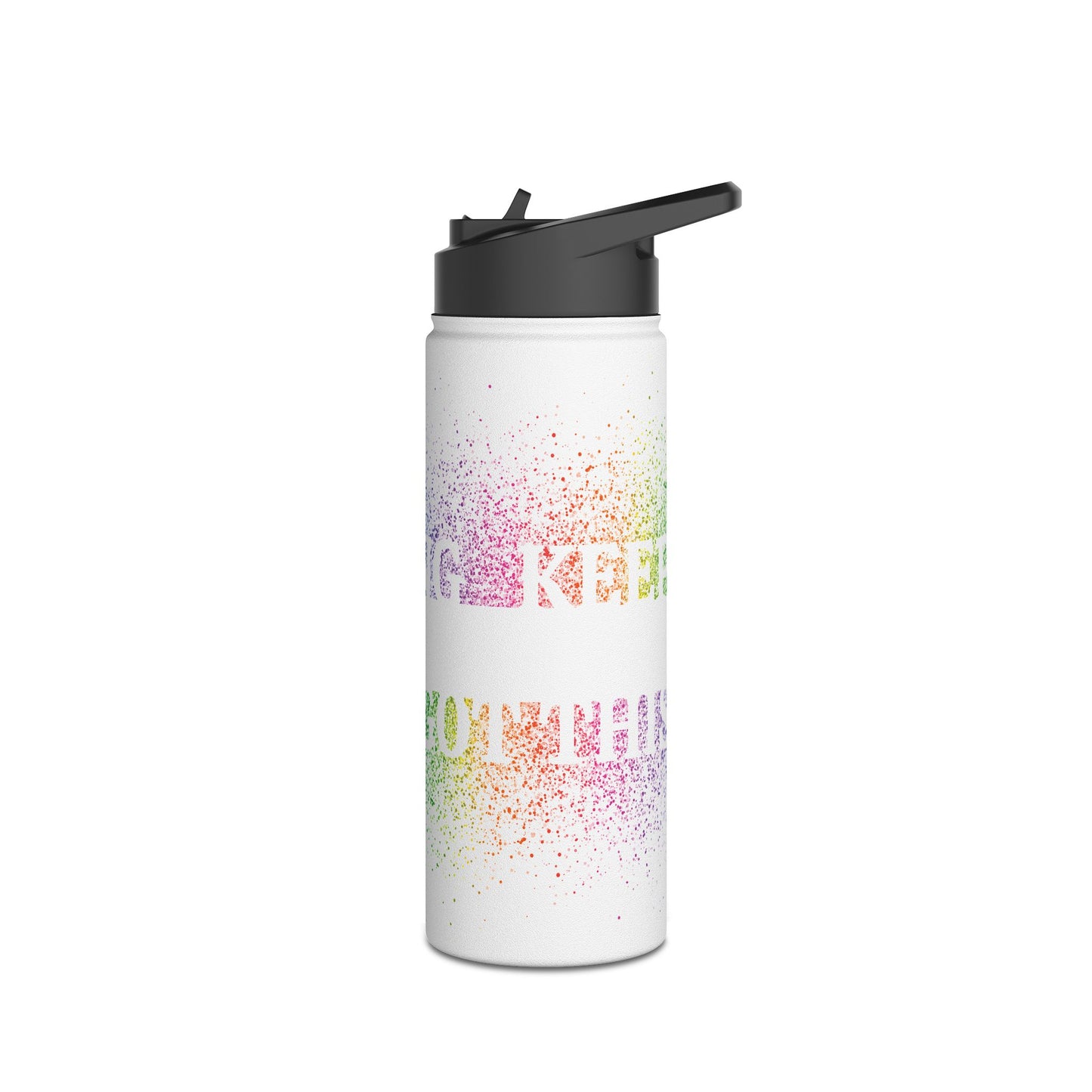 Overspray Stainless Steel Water Bottle w/ Standard Lid
