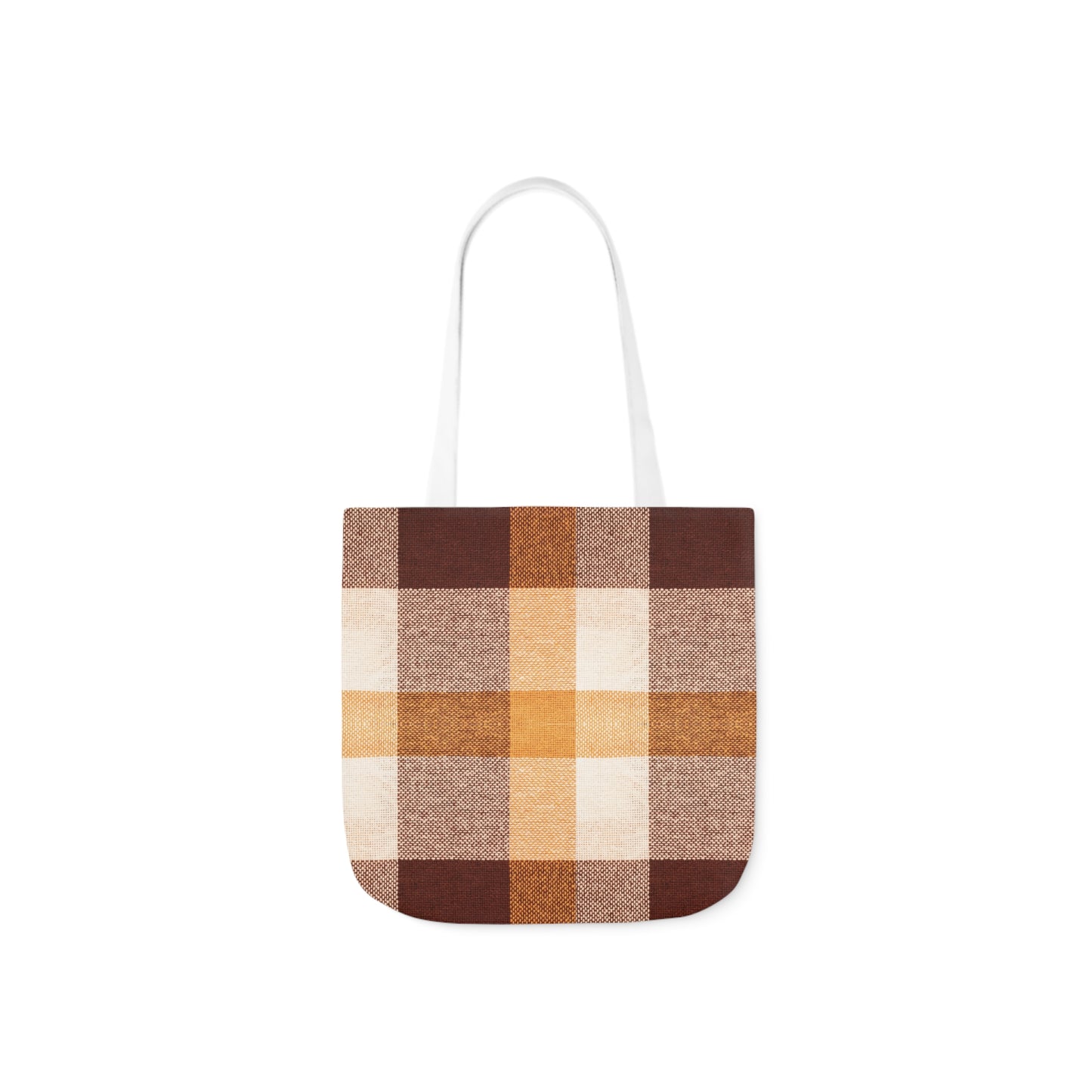 Stylish Plaid - Canvas Tote Bag *Fall 25