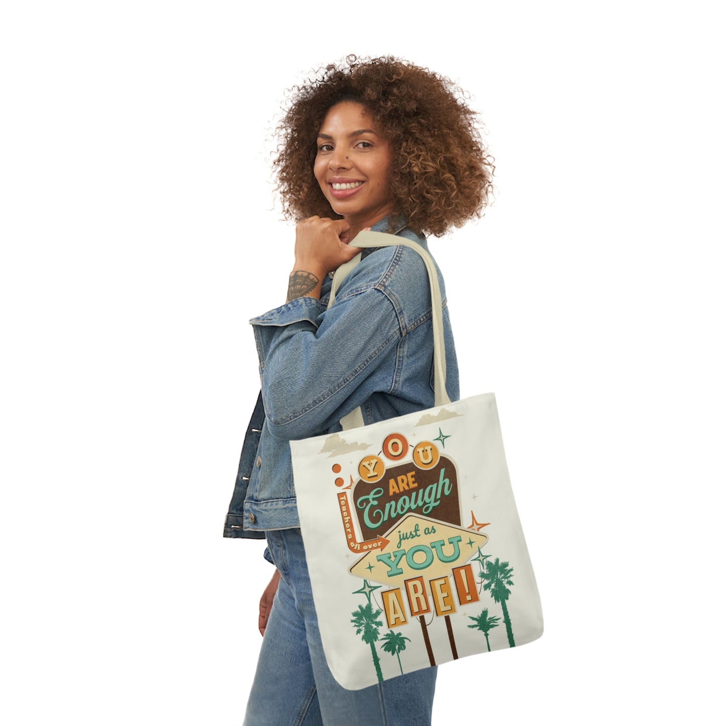 Enough - Canvas Tote Bag *Teachers Only