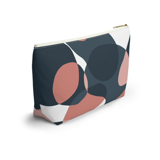 Abstract Chic Accessory Pouch w T-bottom