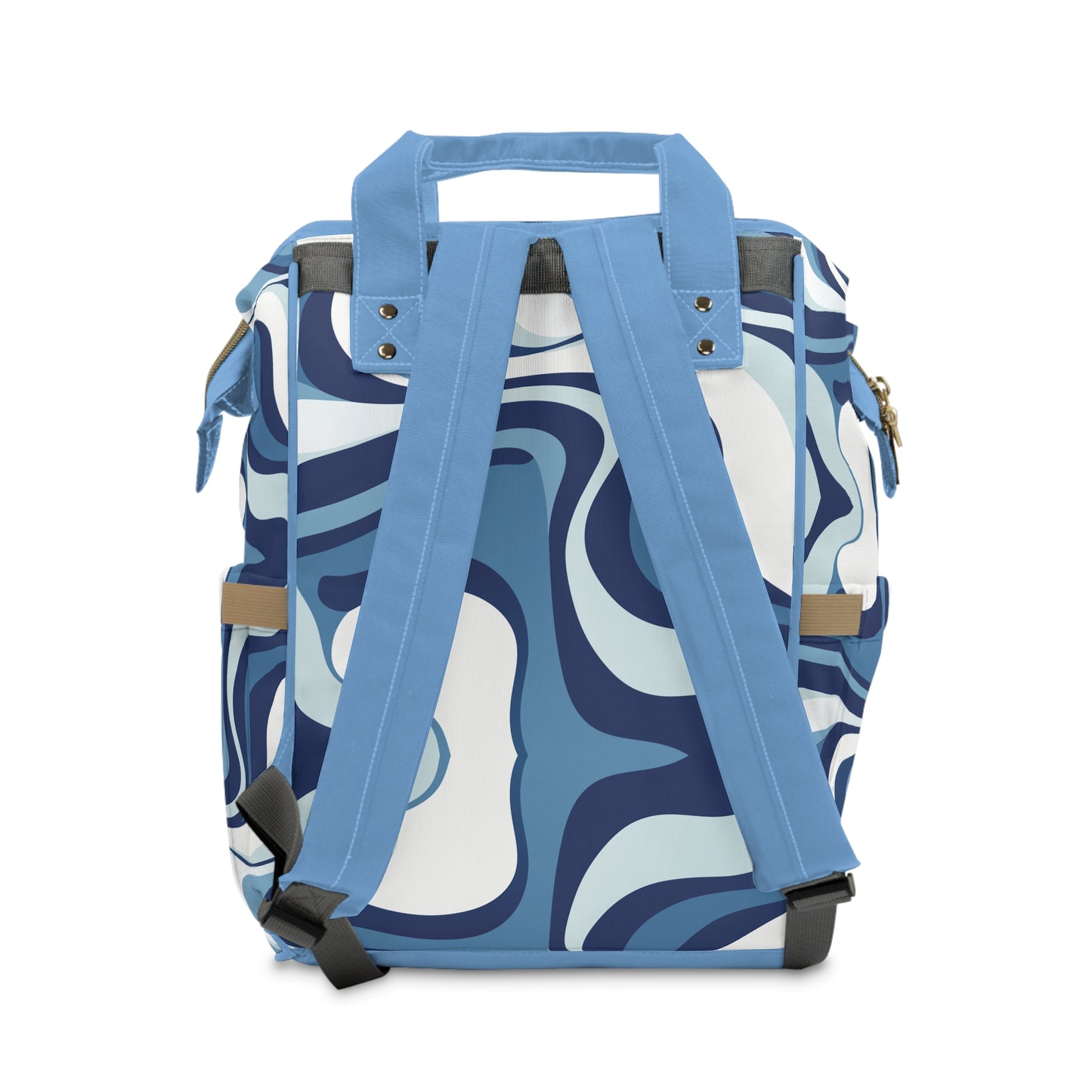 Blue Swirl Diaper Backpack