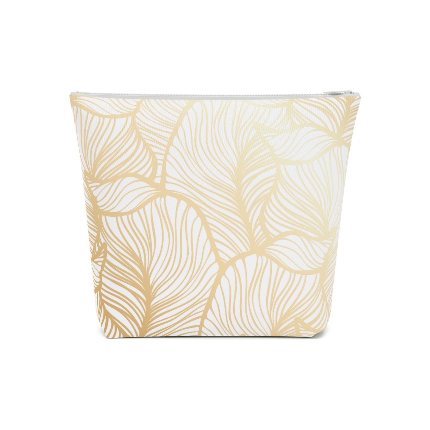 Gold Leaf - Cotton Cosmetic Bag