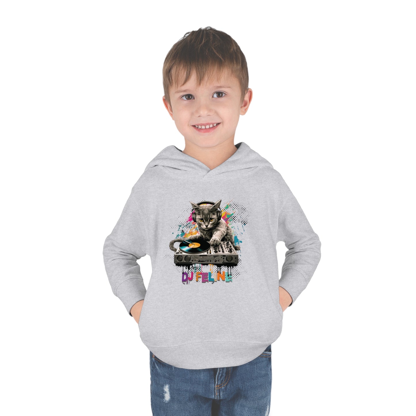 DJ Feline - Toddlers Graphic Fleece Hoodie