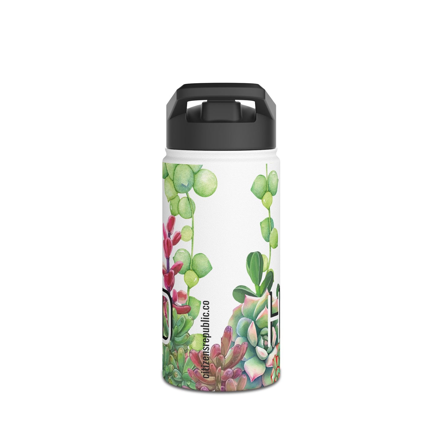 Not A Succulent Stainless Steel Water Bottle w/ Standard Lid