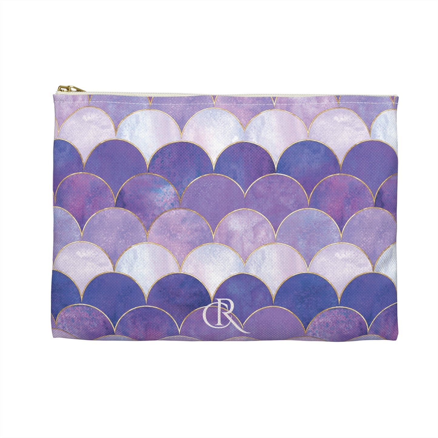 Violet Scallops - Accessory Pouch