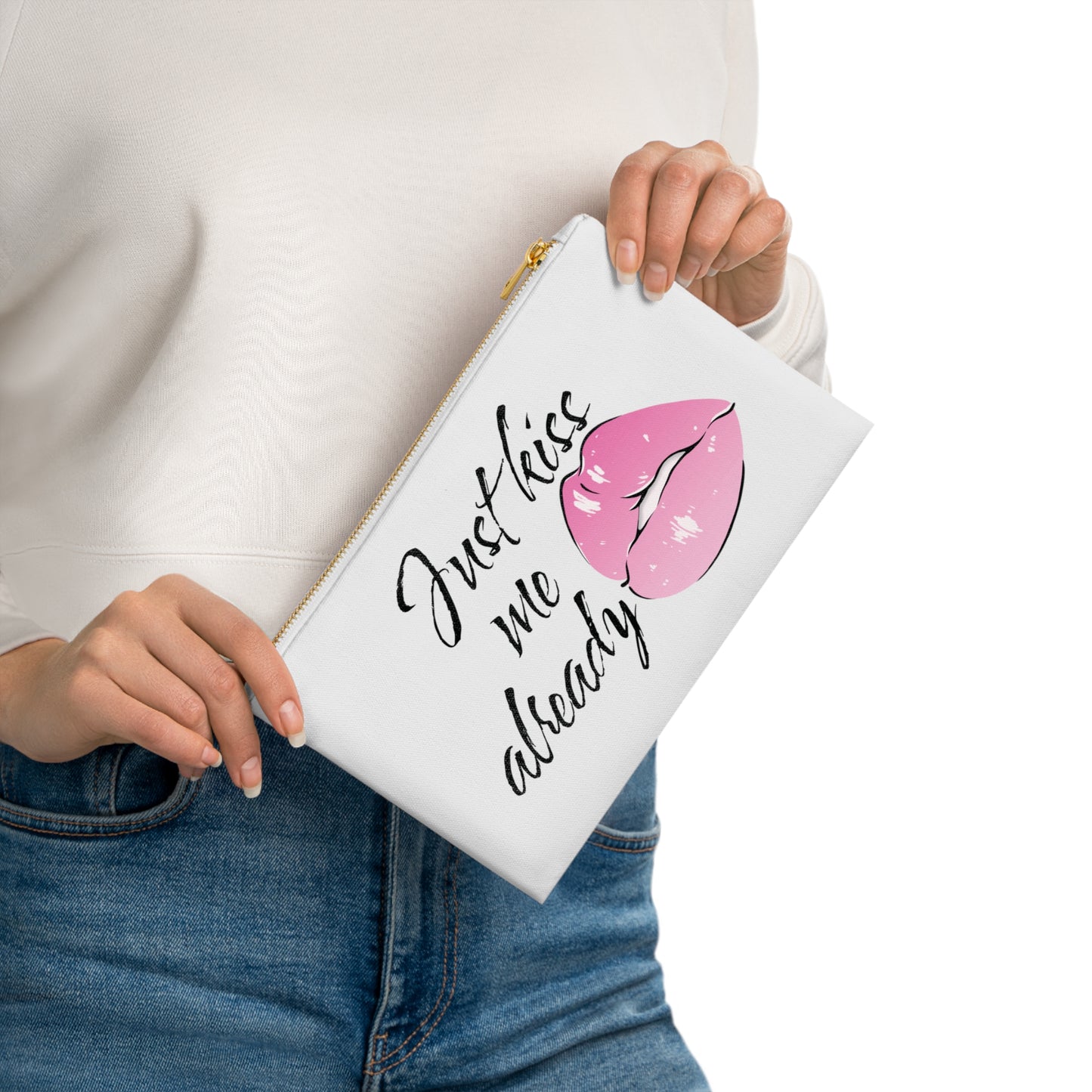 Just Kiss Me Cosmetic Bag