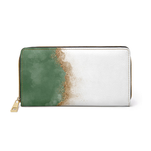 Grass Is Greener Zipper Wallet
