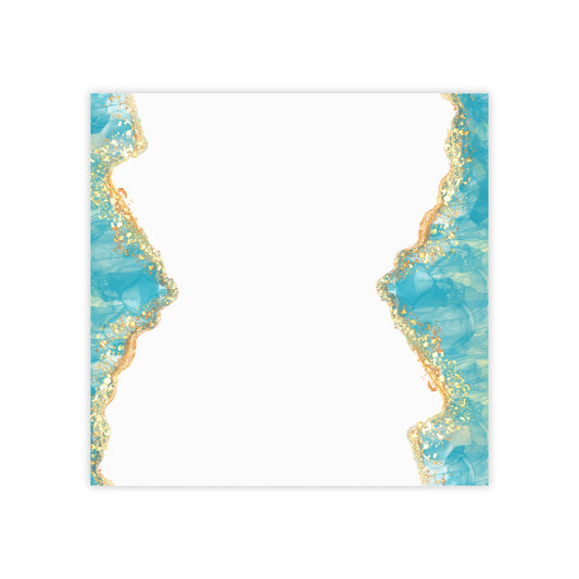 Turquoise Geode Post-it® Note Pads