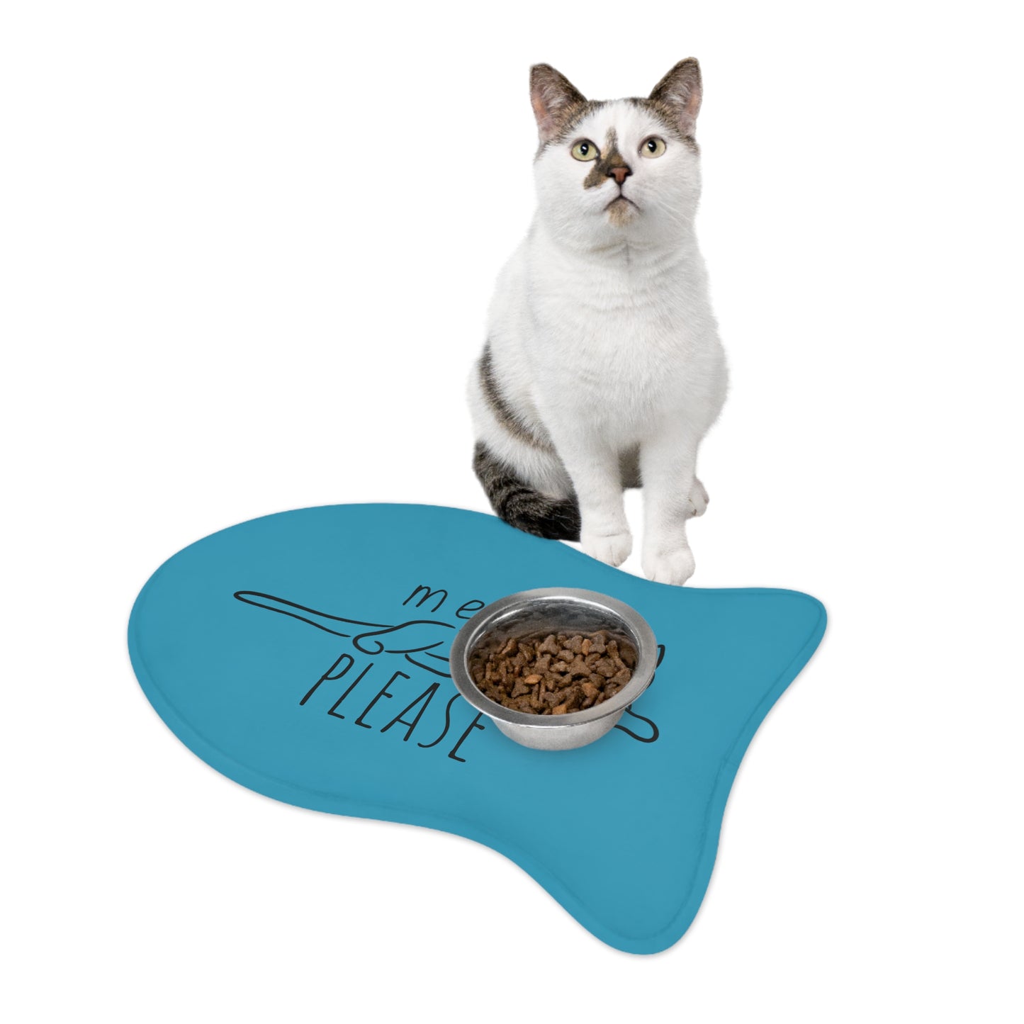 Meow Please Cat Feeding Mat