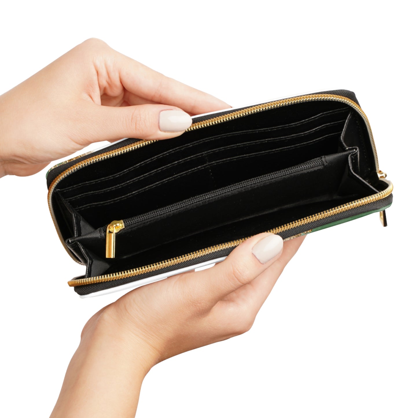 Grass Is Greener Zipper Wallet