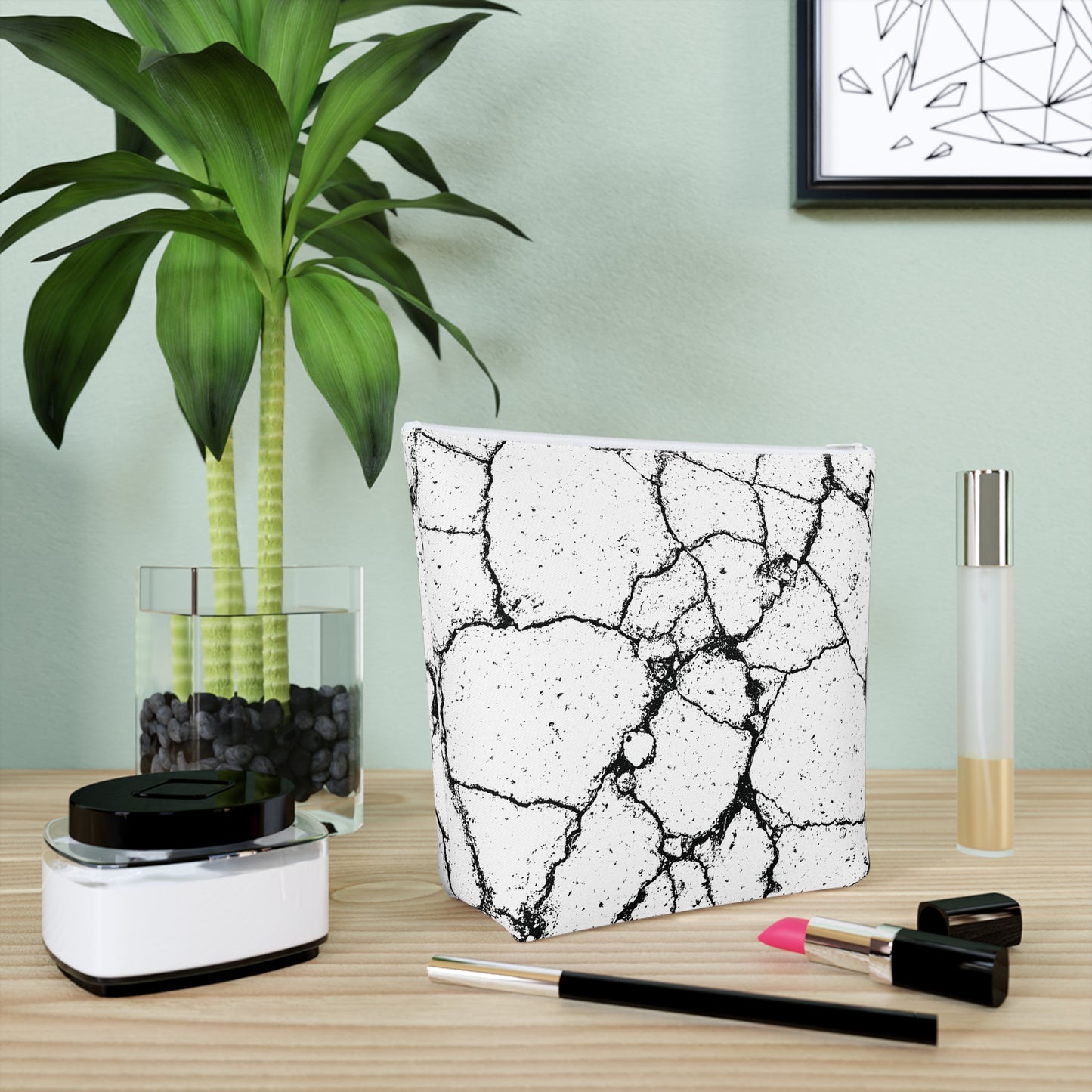 Cracked Plates - Cosmetic Bag