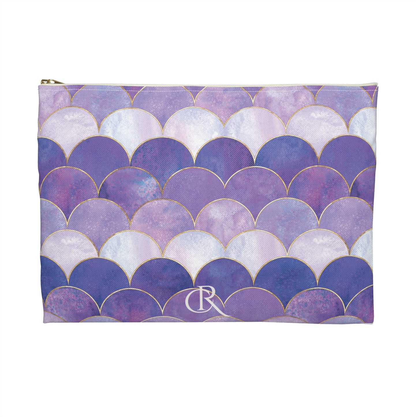 Violet Scallops - Accessory Pouch
