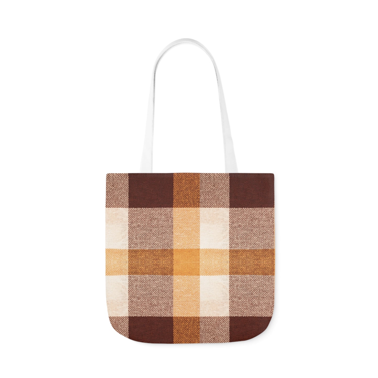 Stylish Plaid - Canvas Tote Bag *Fall 25