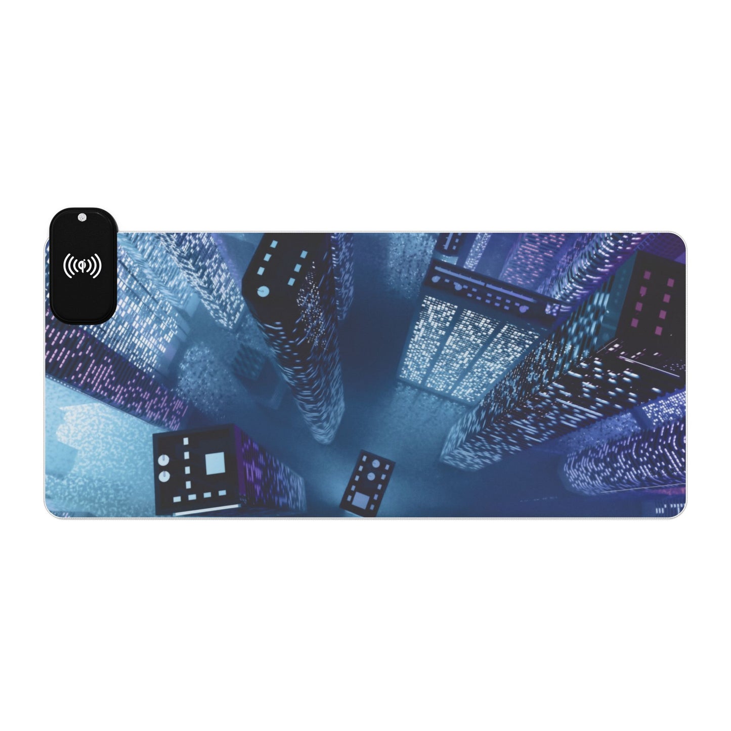 CyberPunk - LED Gaming Mouse Pad with Wireless Charging